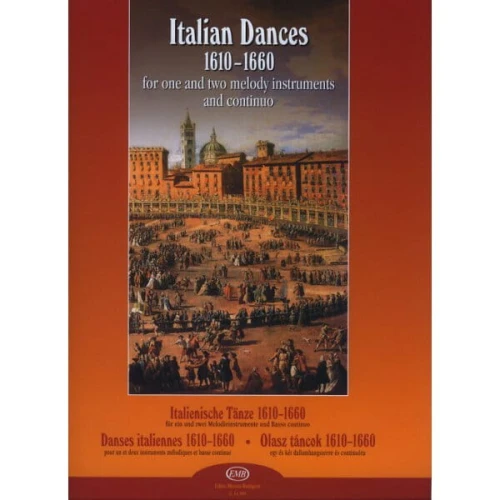 Italian Dances 1610-1660 - Tańce włoskie na jeden lub dwa instrumenty melodyczne i b.c. - Bali János