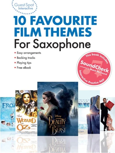 Guest Spot Interactive: 10 Favourite Film Themes For Saxophone (+ audio online) - łatwe nuty na saksofon