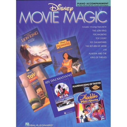 Disney Movie Magic: Piano Accompaniment For Flute, Clarinet, Alto Sax, Trumpet And Trombone - akompaniament fortepianowy