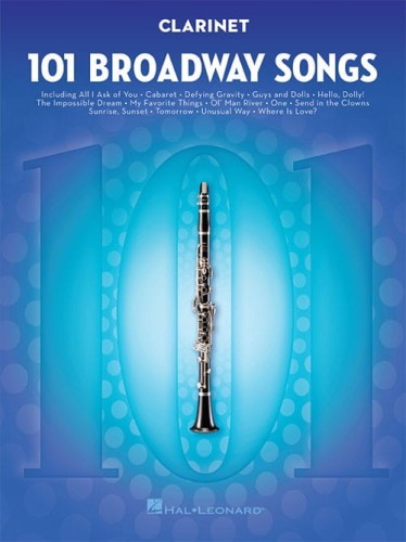 101 Broadway Songs: Clarinet - nuty na klarnet