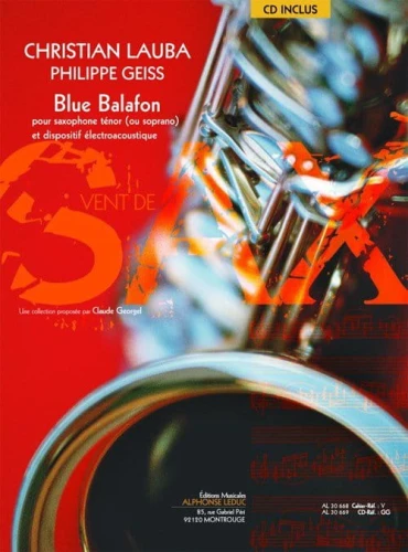 Christian Lauba, Philippe Geiss: Blue Balafon (+ płyta CD) - nuty na saksofon tenorowy lub sopranowy
