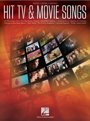 Hit TV & Movie Songs - nuty na fortepian, melodia, akordy gitarowe, teksty