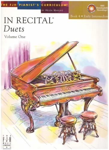 In Recital: Duets Volume 1 Book 4 (+ audio online) - Early Intermediate - Helen Marlais - duety fortepianowe