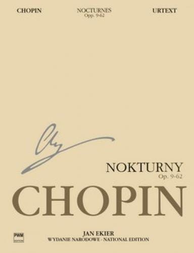 Fryderyk Chopin: Wydanie Narodowe tom 5A - Nokturny op. 9, 15, 27, 32, 37, 48, 55, 62 - Jan Ekier - nuty na fortepian