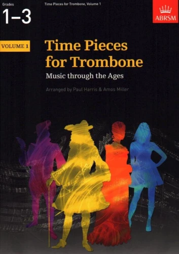 Time Pieces For Trombone 1 - Paul Harris, Amos Miller - nuty na puzon z fortepianem