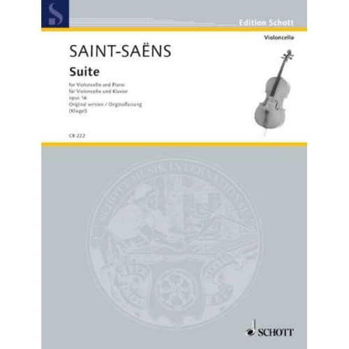 Camile Saint-Saens - Suita D-dur op. 16 na wiolonczelę i fortepian