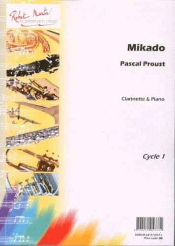 Pascal Proust: Mikado - Clarinette et Piano - nuty na klarnet i fortepian