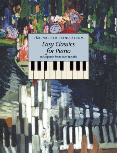 Easy Classics for Piano - 36 Originals from Jan Sebastian Bach to Erik Satie - nuty w łatwym układzie na fortepian