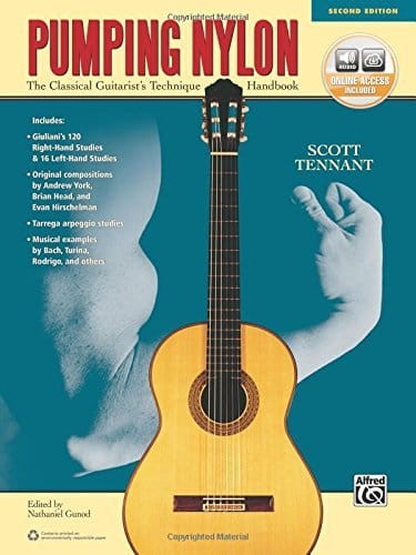 Pumping Nylon - The Classical Guitarist's Technique Handbook - Scott Tennant - podręcznik z ćwiczeniami dla gitarzystów klasycznych (+ audio online)