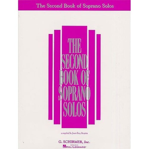 The Second Book Of Soprano Solos - Joan Frey Boytim - nuty na głos solo z fortepianem