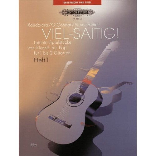 Viel-saitig! - łatwe utwory od klasyki do popu na jedną lub dwie gitary - cz. 1 - Stephen O'Connor, Martin Schumacher, Jürgen Kandziora - nuty na gitarę