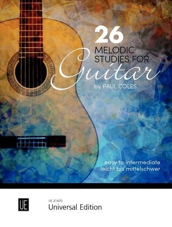 26 Melodic Studies for Guitar - Paul Coles - ćwiczenia na gitarę od prostych do średniozaawansowanych