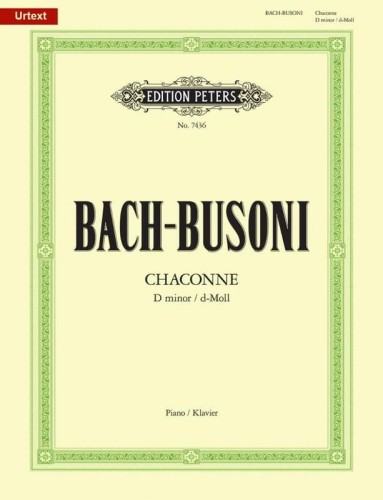 Jan Sebastian Bach, Ferruccio Busoni: Chaconne d-moll - nuty na fortepian