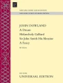 John Dowland: A Dream, Melancholy Galliard, Sir John Smith His Almaine, A Fancy - nuty na gitarę solo