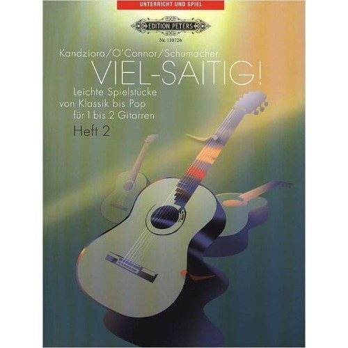 Viel-saitig! - łatwe utwory od klasyki do popu na jedną lub dwie gitary - cz. 2 - Stephen O'Connor, Martin Schumacher, Jürgen Kandziora - nuty na gitarę