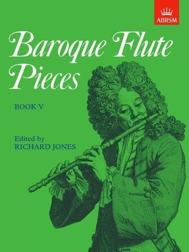 Baroque Flute Pieces Book 5 - nuty na flet poprzeczny z akompaniamentem fortepianu - Richard Jones