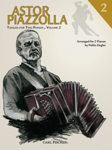 Astor Piazzolla: Tangos for Two Piano 2 - nuty na dwa fortepiany