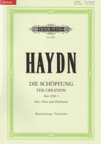 Joseph Haydn: Die Schopfung - The Creation Hob. XXI: 2 - Stworzenie świata - nuty na chór + wyciąg fortepianowy