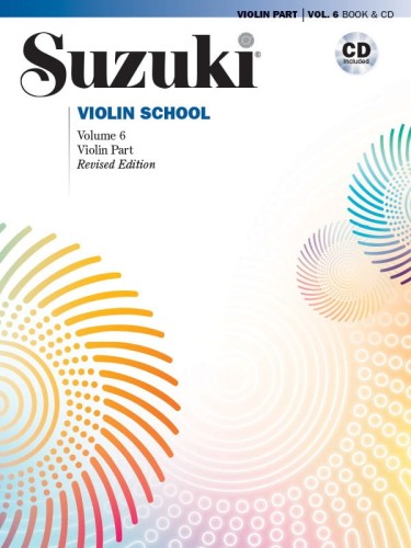 Suzuki Violin School 6 (+ płyta CD) - Shinichi Suzuki - podręcznik do nauki gry na skrzypcach metodą Suzuki