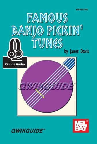Qwikguide - Famous Banjo Pickin' Tunes (+ audio online) - Janet Davis - tabulatury na banjo
