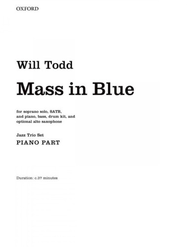 Will Todd: Mass in Blue for Jazz trio set - nuty trio jazzowe + głos saksofonu