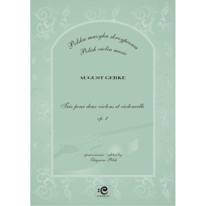 Trio pour deux violons et violoncelle op. 2 - August Gerke, Zbigniew Plich - nuty na dwoje skrzypiec i wiolonczelę