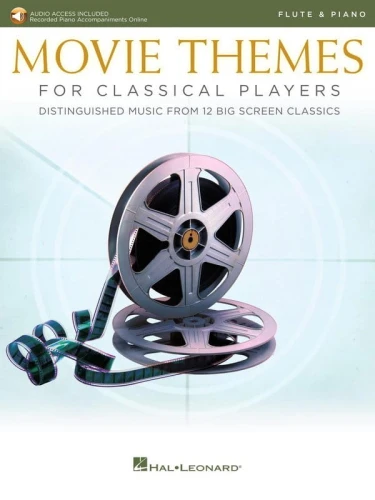 Movie Themes for Classical Players: Flute and Piano (+ audio online) - nuty na flet poprzeczny i fortepian