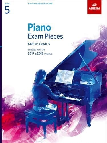 Piano Exam Pieces - ABRSM Grade 5 - 2017-2018 - nuty na fortepian