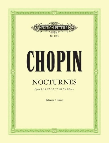 Fryderyk Chopin: Nocturnes - Nokturny - nuty na fortepian (Bronisław von Poźniak, Herrmann Scholtz)