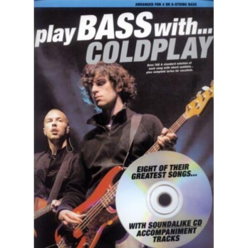 Play Bass with Coldplay - nuty i tabulatury na gitarę (+ płyta CD)