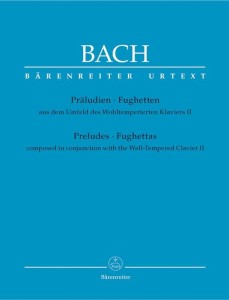Jan Sebastian Bach - Preludes and Fughettas composed in conjunction with the Well-Tempered Clavier II - Preludia i fughetty na fortepian
