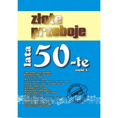 Złote przeboje lata 50-te cz. 1 - nuty na keyboard