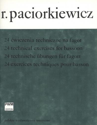 24 ćwiczenia techniczne na fagot solo - Ryszard Paciorkiewicz