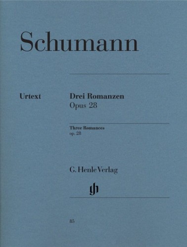 Robert Schumann: Drei Romanzen - 3 romanse op. 28 na fortepian - nuty na fortepian