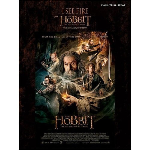 The Hobbit: I see fire (PVG) - Ed Sheeran - melodia, nuty na pianino, akordy gitarowe