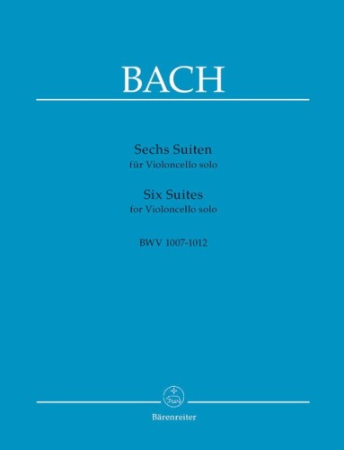 Jan Sebastian Bach - Six Suites for Violoncello solo BWV 1007-1012 - Suity wiolonczelowe Bacha - nuty na wiolonczelę solo