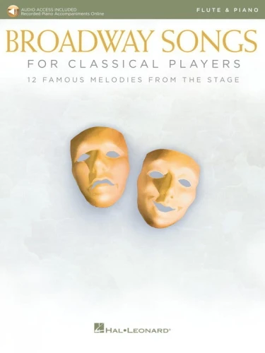 Broadway Songs for Classical Players: Flute and Piano (+ audio online) - nuty na flet poprzeczny i fortepian