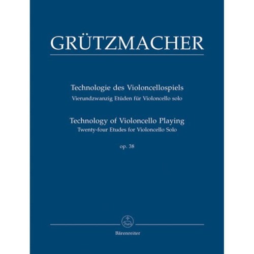 Friedrich Wilhelm Ludwig Grutzmacher - Technology of Violoncello Playing op. 38 - 24 etiudy na wiolonczelę solo