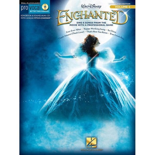 Pro Vocal Mixed Edition Volume 2 - Enchanted - Alan Menken, Stephen Schwartz - nuty na głos z tekstem i akordami gitarowymi (+ płyta CD)