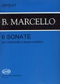 Benedetto Marcello - 6 sonate per violoncello e basso continuo - sonaty na wiolonczelę z fortepianem