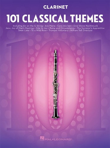 101 Classical Themes: Clarinet - nuty na klarnet