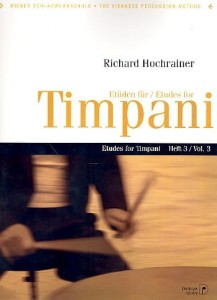 Richard Hochrainer: Etudes for Timpani 3 - nuty na kotły