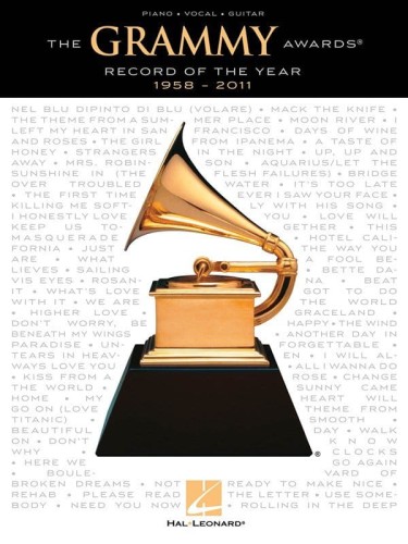 The Grammy Awards: Record of the Year 1958-2011 - nuty na fortepian, melodia i akordy piosenek wyróżnionych nagrodą Grammy