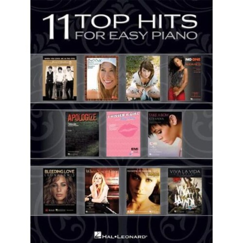 11 Top Hits For Easy Piano - nuty na fortepian