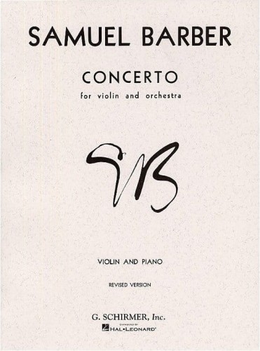 Samuel Barber: Concerto for Violin and Orchestra op. 14 - nuty na skrzypce z fortepianem