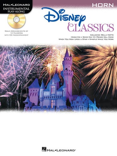 Disney Classics: Horn (+ płyta CD) - nuty na waltornię (róg) do piosenek Disney'a