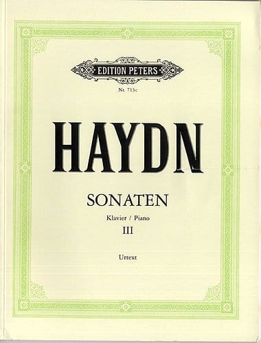 Joseph Haydn: Sonaten fur Klavier Band 3 - sonaty fortepianowe