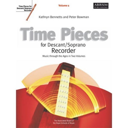 Time Pieces For Descant / Soprano Recorder 1 - Ian Danley - nuty na flet prosty z fortepianem