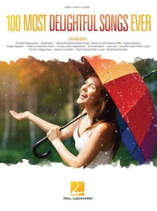 100 Most Delightful Songs Ever (PVG) - nuty na fortepian, melodia, akordy gitarowe i słowa