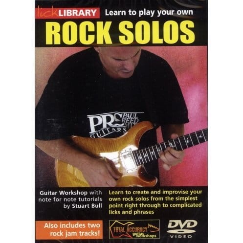 Lick Library - Learn To Play Your Own Rock Guitar Solos - szkoła gry na gitarze elektrycznej (DVD)